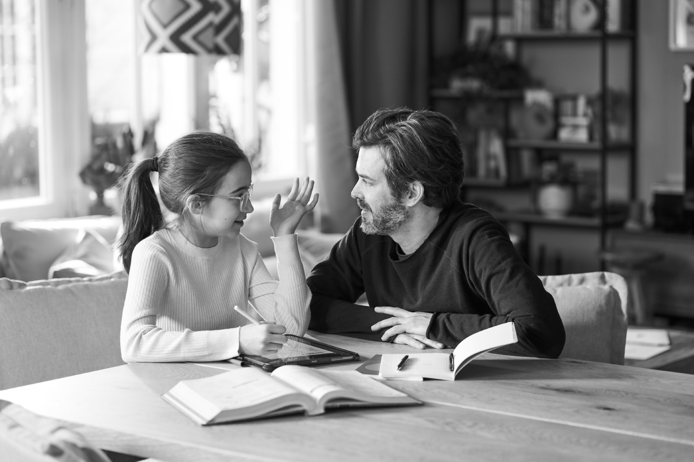 Everyday domestic life — cooking, organising, learning together